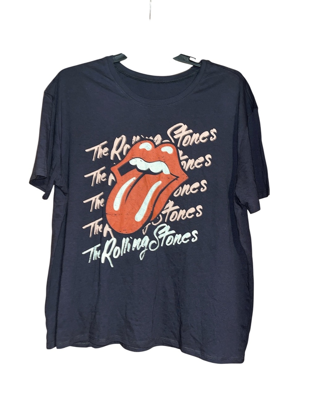 The Rolling Stones Graphic Tee with Iconic Tongue Logo